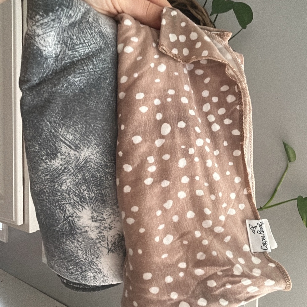 Copper Pearl Swaddle Blankets